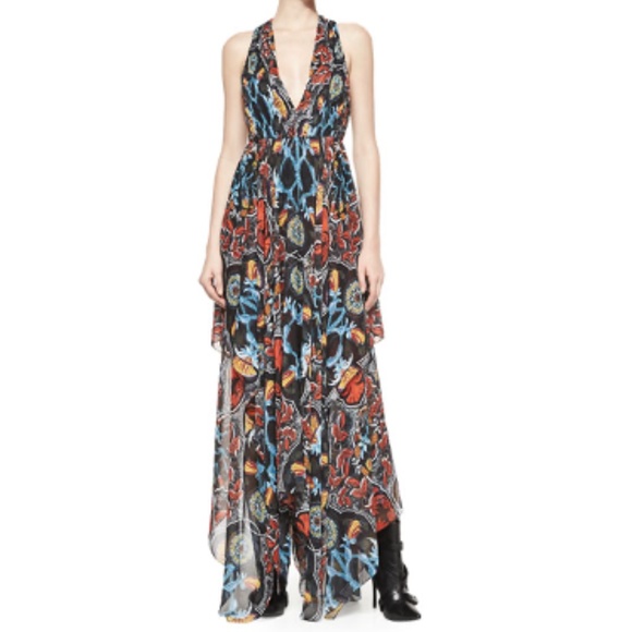 Alice + Olivia Dresses & Skirts - Alice + Olivia Kora Printed Goddess Handkerchief Dress - 12